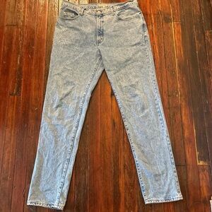 Guess Men's Light Blue Straight Jeans